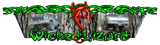 green and red logo with white text