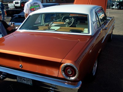 1972 Ford Ranchero - This 1966 Ford Falcon Ranchero has a two-tone paint scheme and a clean interior.