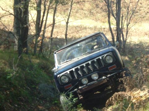 1982 Ford Bronco - My brother going through the same spot I did in previous pic