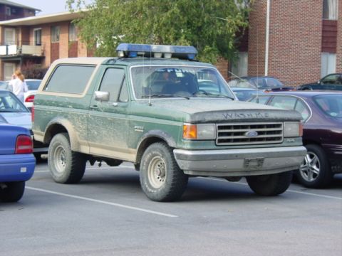 1989 Ford Bronco - Muddy weekend in the mountains at college.