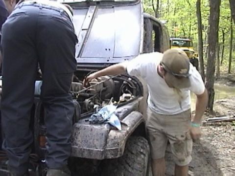 1989 Ford Bronco - Mud good water bad... Hows that taste? Last time you'll turn you Jeep into a submarine.