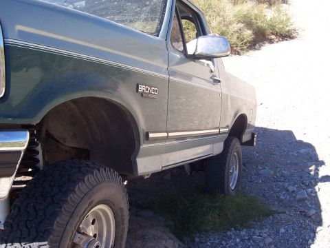 1996 Ford Bronco - This 1996 Ford Bronco is shown from the front three-quarter angle.