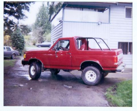 1989 Ford Bronco - Day after I painted it