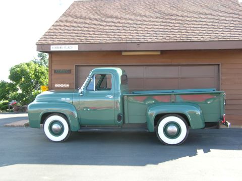 1954 Ford F-250 - In front of my Mom's house.