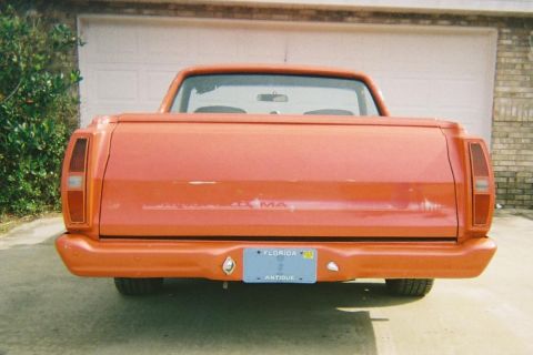 1970 Ford Ranchero - Early attempts at wet-sanding the body shop's name from the tailgate...no more advertising from THIS truck!
