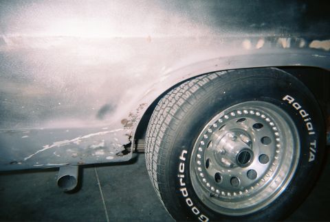 1970 Ford Ranchero - Discovered pre-existing rust patching, along with new rust