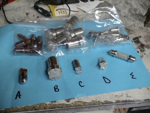 1993 Ford C-350 (Centurion Conversions) - chrome amber bulbs and super white LEDs