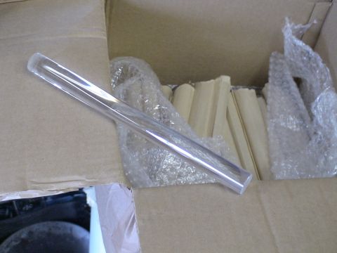 1993 Ford C-350 (Centurion Conversions) - clear acrylic rods to replace clouded ones in the grab handles