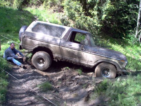 1979 Ford Bronco - Kinda got stuck in some clay, that was a fun 2 hours.