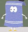 1995 Ford Bronco - This is an animated character that looks like a towel with a face and limbs.