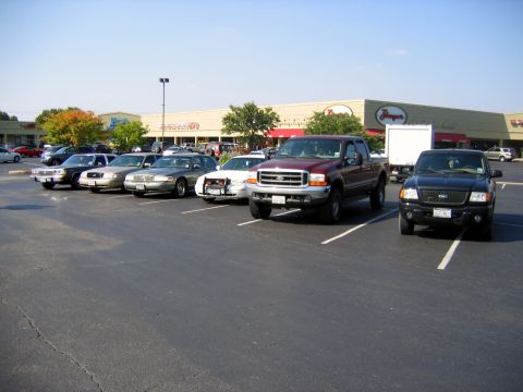 2000 Ford Crown Victoria - Left to right: jgvic, texasvic, unclemilti, mrdrbdt, michelle, Dan-The-Man.