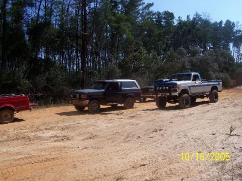 1987 Ford Bronco - Partial group shot 3 including my Bronco