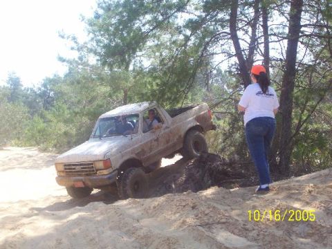 1987 Ford Bronco - Posing on the hill