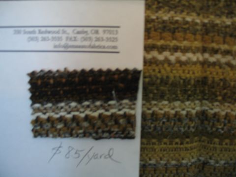 1979 Ford Bronco - Fabric sample with price $85/yard.