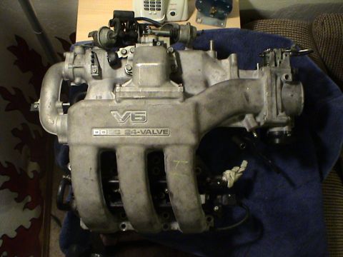 1997 Ford Probe - A V6 DOHC 24-Valve engine intake manifold is shown, likely for a performance application.