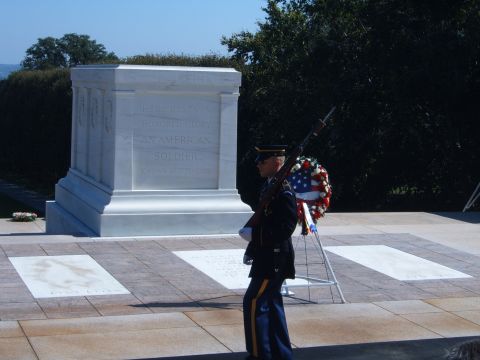 1988 Ford Bronco - A guard stands watch at the Tomb of the Unknown Soldier in Arlington, Virginia.
