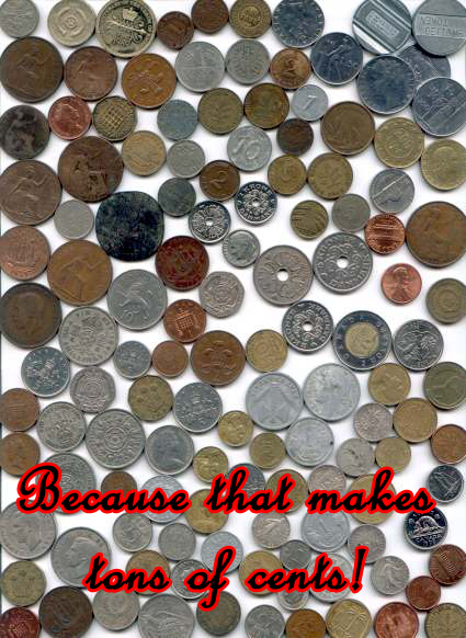 1995 Ford Bronco - This collection of coins is a great way to learn about different currencies.