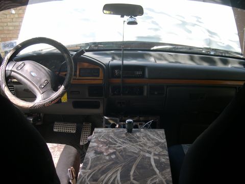 1992 Ford Bronco - from backseat