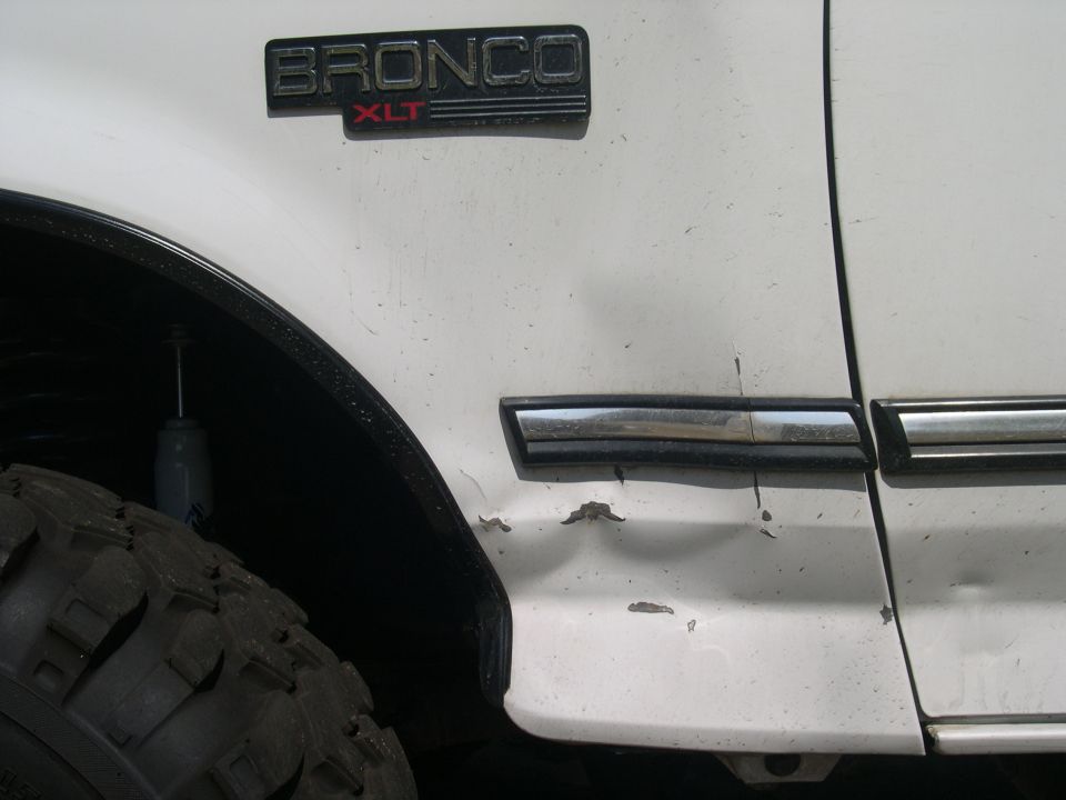 body damage just dents no rust