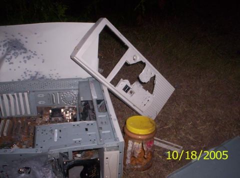 1995 Ford Bronco - Crappy plastic faceplate never stood a chance....