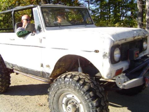 1979 Ford Bronco - Off-road SUV with custom modifications, possibly an International Harvester Scout.