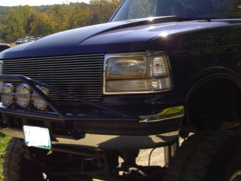 1979 Ford Bronco - Customized front end of a Ford F-Series truck, likely from the early to mid-1990s.