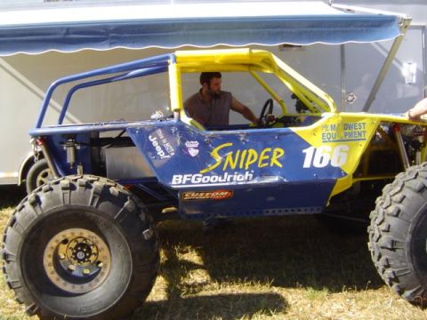 1979 Ford Bronco - This custom buggy, labeled "SNIPER 166", does not appear to be a 1979 Ford Bronco.