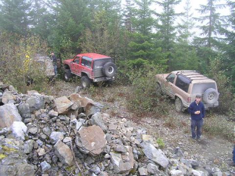 1985 Ford Bronco II - The end of Katelyne's Lookout Trail from the top of the lookout.