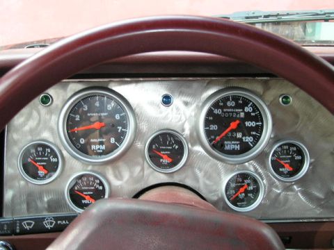 1985 Ford Bronco II - Just a shot of my custom dash with Autometer Guages.
