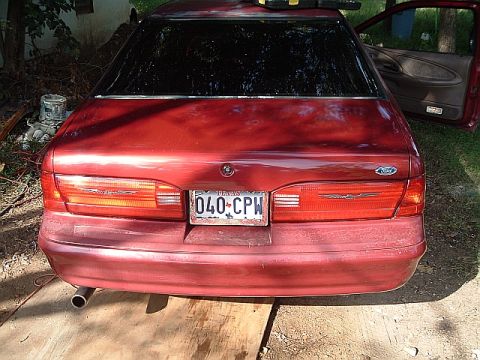 1994 Ford Thunderbird - this is the replacement that i got lucky and found at the s.a. pik-n-pull, at least it looks better than what the original could ever hope…