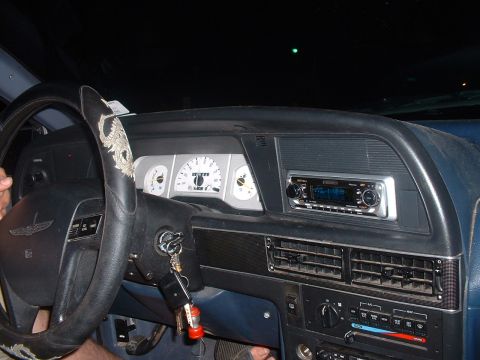 1994 Ford Thunderbird - here's a pic of my set of scott hrbaceks custom white faced bullitt style gauges, he has a wide range of different gauge faces for mn12's,…