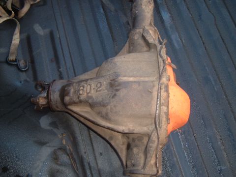 1989 Ford Bronco - Close-up of a Ford rear axle housing, showing the "60-2" casting mark.