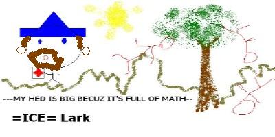 1993 Ford Bronco - A whimsical drawing depicts a cartoon man with a blue hat, a tree, and the sun, accompanied by text.