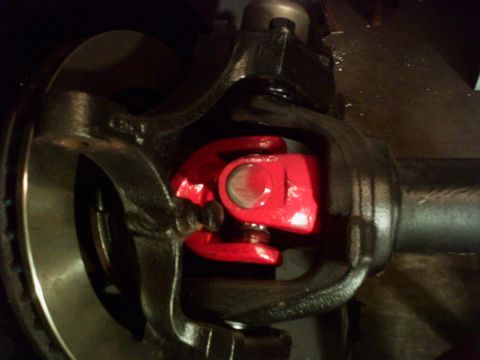 1986 Ford Bronco - This photo shows a close-up of a Dana 60 axle U-joint, not a 1986 Ford Bronco.