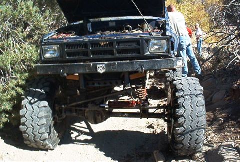 1986 Ford Bronco - Mark busted a PS return line. He replaced it. We drove on.