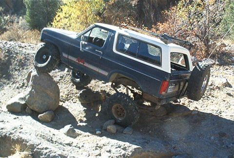 1986 Ford Bronco - Not to be outdone. I took a turn.
