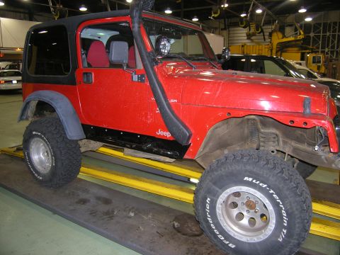 2001 Jeep Wrangler - Nolimit Rock Slider install