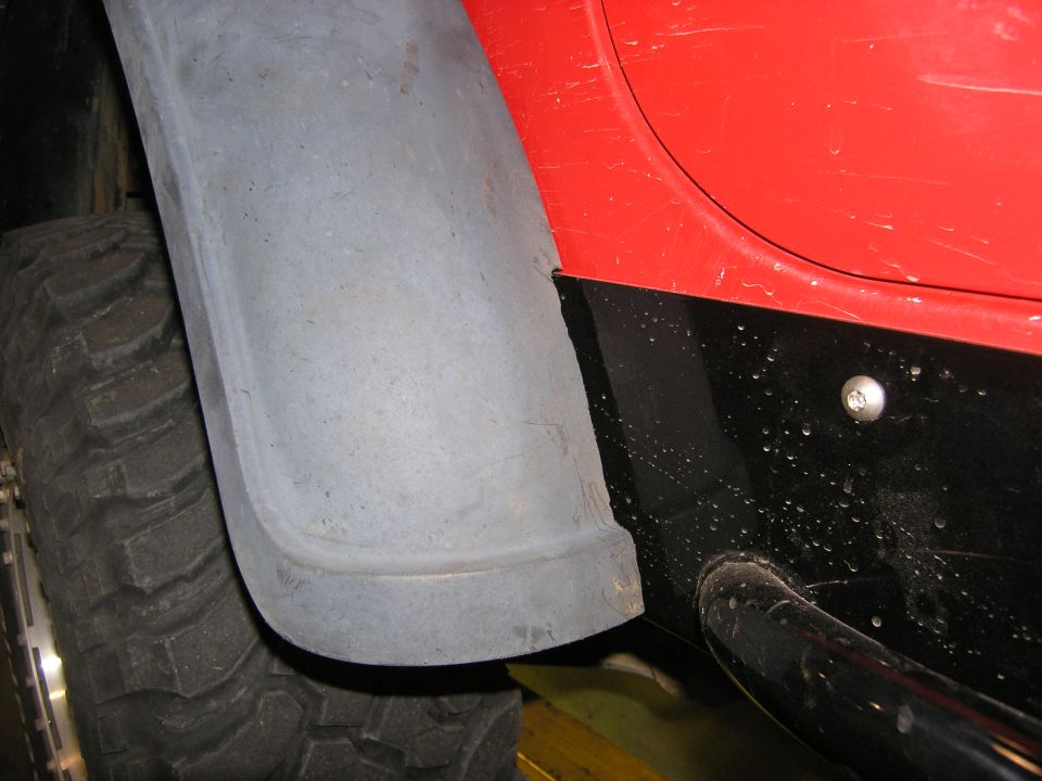 modifing Bestop flares to fit rock sliders