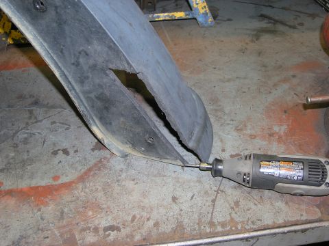 2001 Jeep Wrangler - modifing Bestop flares to fit rock sliders