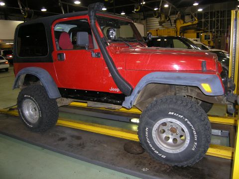 2001 Jeep Wrangler - modifing Bestop flares to fit rock sliders