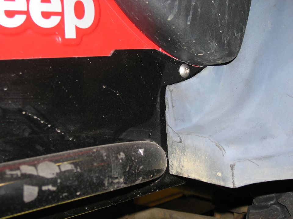 modifing Bestop flares to fit rock sliders