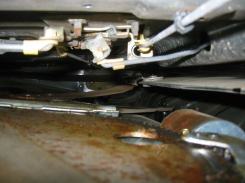 1995 Ford Bronco - didn't know where to put this. it's the tail gate handle mechanism. look it;s bent. just like every other bronco ever built