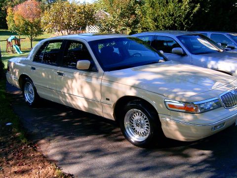 1996 Mercury Grand Marquis - Current side shot, with new emblems