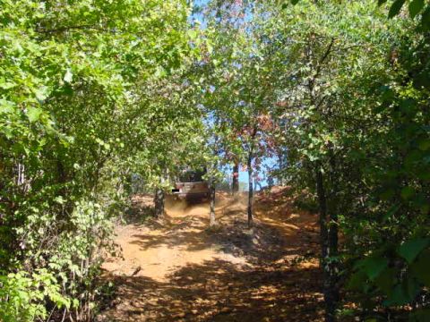 2004 Jeep TJ - Loose Gravel, Steep Hill