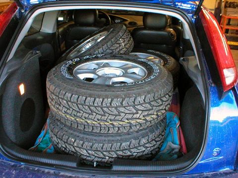 2003 Ford Escape - And, even the new larger tires fit!