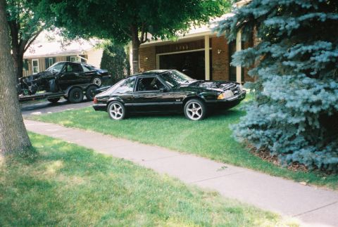 1989 Ford Mustang - oh yeah the Cobra Rs are on!