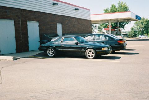 1989 Ford Mustang - Cobra Rs, Saleen wing.
