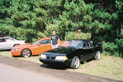 1989 Ford Mustang - Orange Mach1 me & my LX!