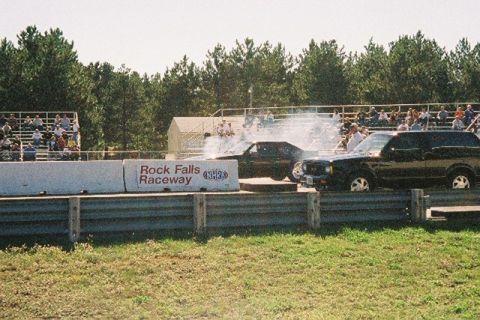 1989 Ford Mustang - going up against a Typhoon, the hotter is got the worse he ran.
