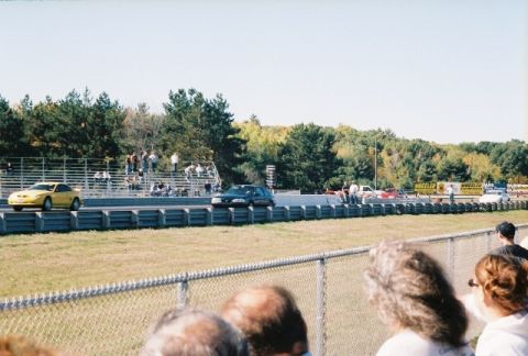 1989 Ford Mustang - slower car leaves first, the I chased him down for the kill! round 1 in the finals